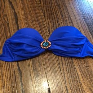 Strapless padded bathing suit top!’